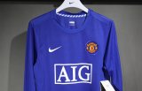 Manchester United Third Long Sleeve Player 1:1 Quality Retro Soccer Jersey 2008/2009