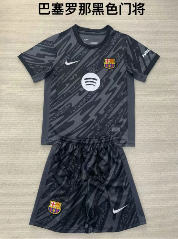 Barcelona Goalkeeper Adult Kits 1:1 Quality Soccer Jersey 24/25(成人套装)