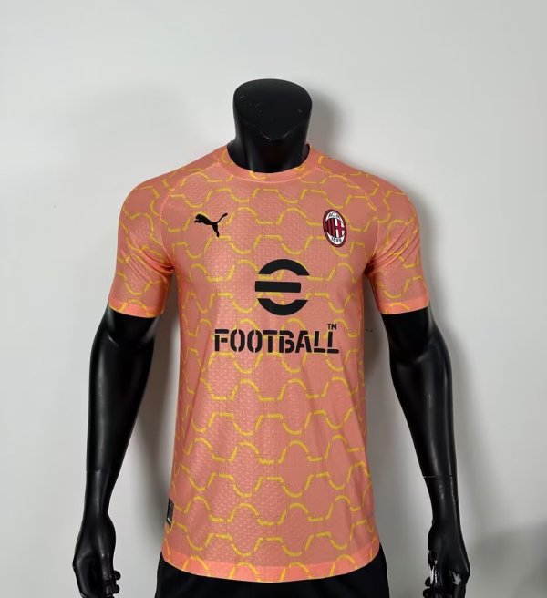 AC Milan Training Clothes Player 1:1 Quality Soccer Jersey 25/26