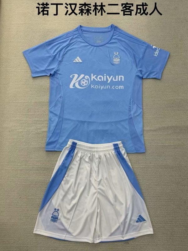 Nottingham Forest Third Adult Kits 1:1 Quality Soccer Jersey 24/25(成人套装)