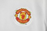 Manchester United Away White Champions League Player 1:1 Quality Retro Soccer Jersey 2008/2009