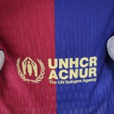 24/25 Barcelona Coldplay Band PLayer 1:1 Quality Soccer Jersey 24/25（月亮广告）