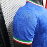 Italy  Special Edition Blue  Player 1:1 Quality Soccer Jersey 24/25