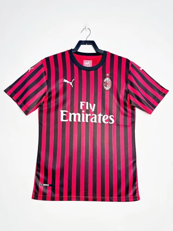 AC Milan  Home Red Fans Retro 1:1 Quality  Soccer Jersey 2019/2020