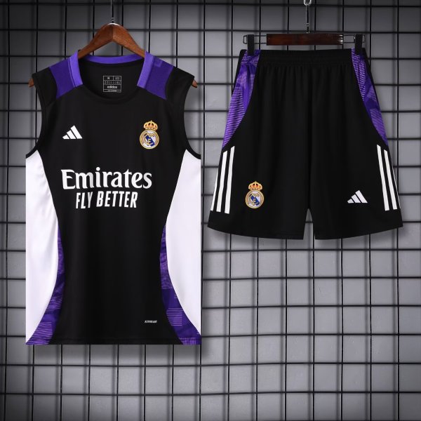Real Madrid  Black 1:1 Quality Training Vest（A-Set）24/25
