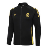 24/25  Real Madrid  Black Training Tracksuit 1:1 Quality Training Jersey