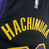 23/24 Lakers HACHIMURA #28 Black City Edition 1:1 Quality NBA Jersey