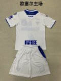 Auxerre Home Kids Kits 1:1 Quality Soccer Jersey 24/25