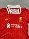 Liverpool Home Woman's  Fans 1:1 Quality Soccer Jersey 24/25