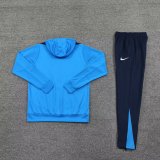 Chelsea  Hooded Long Sleeved Blue 1:1 Training suit 24/25