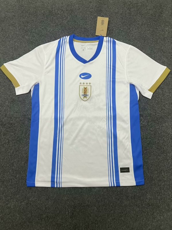 Uruguay Training Clothing White 1:1 Quality Soccer Jersey 24/25