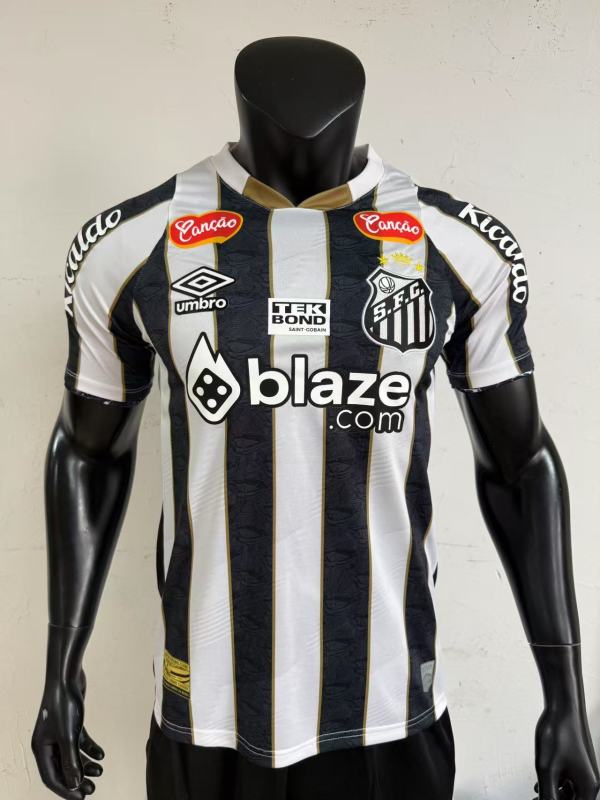Santos Away Player 1:1 Quality Soccer Jersey 25/26