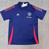 Manchester United Polo Shirtl Fans 1:1 Quality Soccer Jersey 24/25