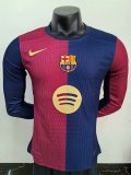 Barcelona  Home Long Sleeved  PLayer  1:1 Quality Soccer Jersey 24/25