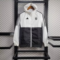 Bayern Munich White Black Windbreaker 2024 Bayern Munich White Black Windbreaker 2024
