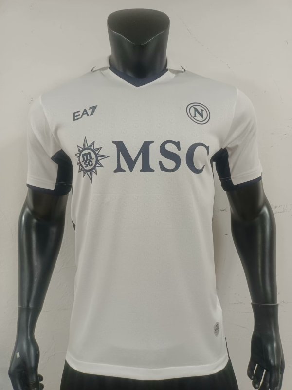 24/25 Napoli  Away  White Player 1:1 Quality Soccer Jersey