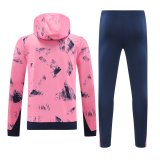 Paris Hooded long sleeved Pink 1:1 Training suit 24/25