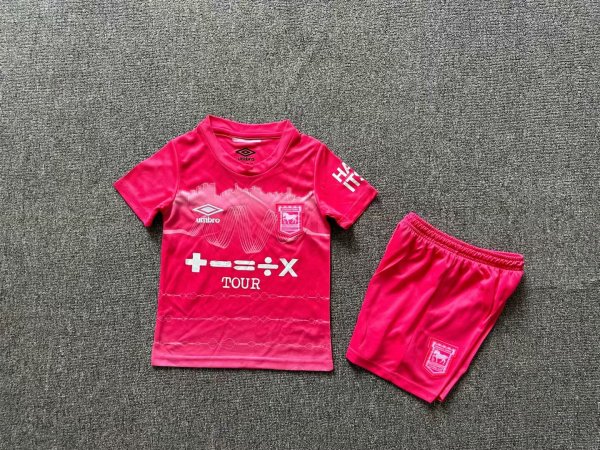 Ipswich Town Third Red Kids 1:1  Quality Soccer Jersey 24/25