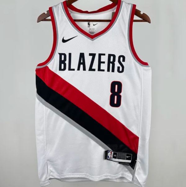Trail Blazerst AVDIJA #8 White 1:1 Quality NBA Jersey 2023