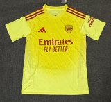 Arsenal  Goalkeeper Yellow Fans  1:1 Quality Soccer Jersey 25/26