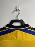 Parma  Long sleeves Yellow  Retro 1:1 Quality Soccer Jersey 1999/2000
