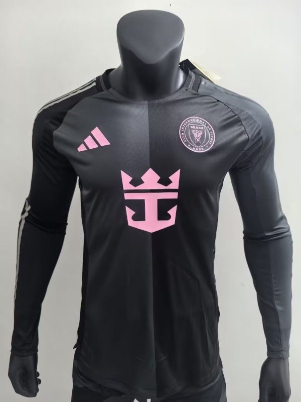Inter Miami CF Away Long Sleeve Player 1:1 Quality Soccer Jersey 25/26