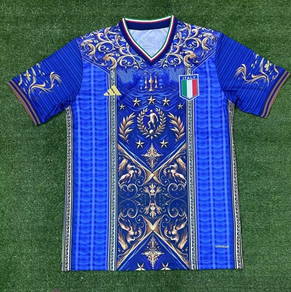 Italy Blue Special Edition Fans 1:1 Quality Soccer Jersey 24/25