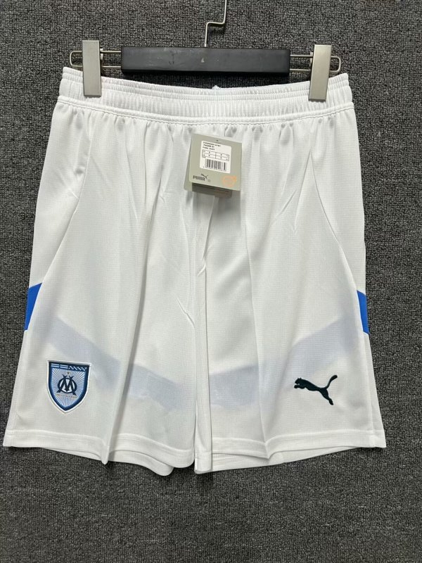 Marseille Home White Shorts 24/25