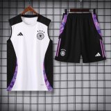 24/25 Germany White  And Black 1:1 Quality Training Vest（A-Set）