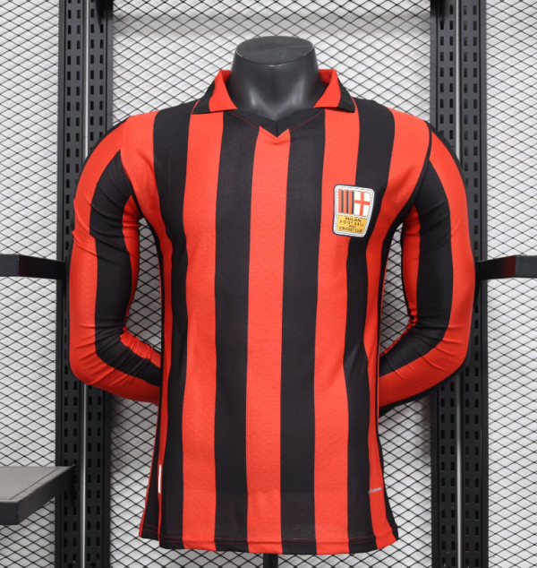 AC Milan 125th Anniversary Edition Long Sleeve Player 1:1 Quality Soccer Jersey 24/25