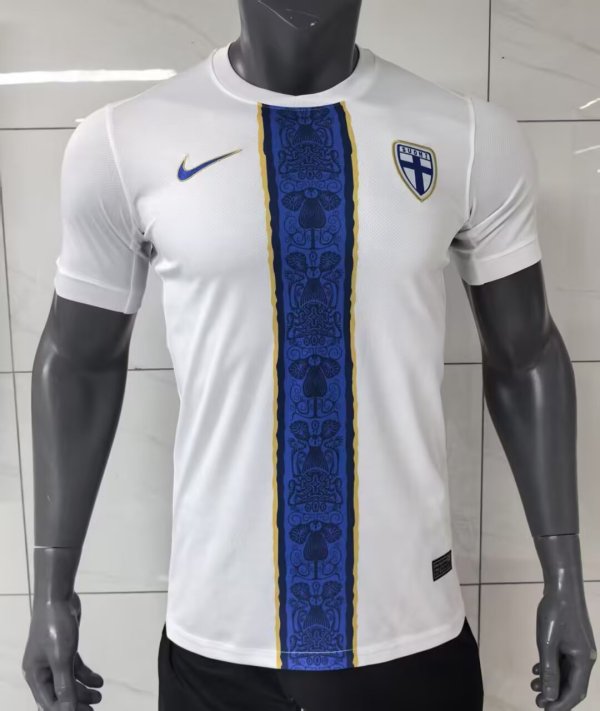 Finland Home Fans 1:1 Quality Soccer Jersey 25/26