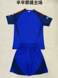 FC Cincinnati Home Kids 1:1 Quality Soccer Jersey 25/26