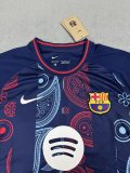 Barcelona Special Edition Blue Fans 1:1 Quality Soccer Jersey 25/26