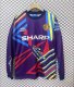 1992/1993 Manchester United Goalkeeper Purple Long Sleeve 1:1 Retro Quality Soccer Jersey