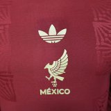 Mexico Red Long Sleeve Player 1:1 Quality Soccer Jersey 25/26