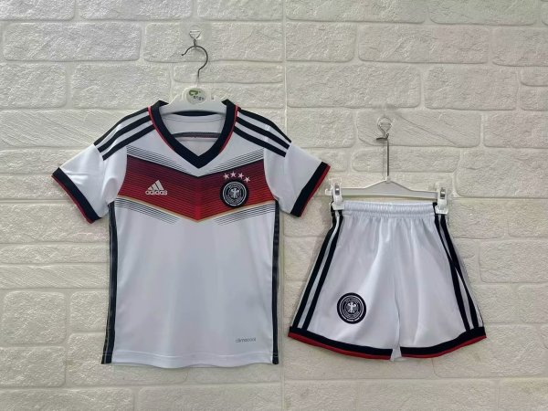 Germany  Home 1:1 Kids Retro Soccer Jersey 2014/2015