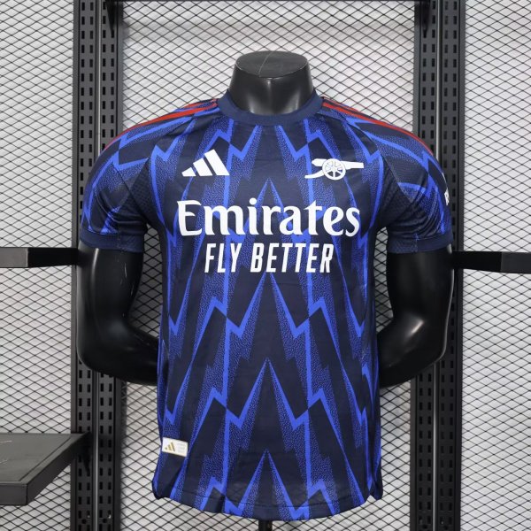 Arsenal Away Blue Player 1:1 Quality Soccer Jersey 25/26