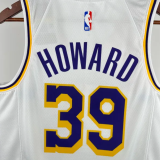 Lakers HOWARD #39 White 1:1 Quality NBA Jersey 24/25