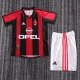 1998/1999 AC Milan Home Kids kits Retro 1:1 Quality Soccer Jersey