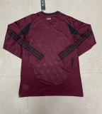 Belgium  Home  Long Sleeved  Fans 1:1 Quality Soccer Jersey 24/25