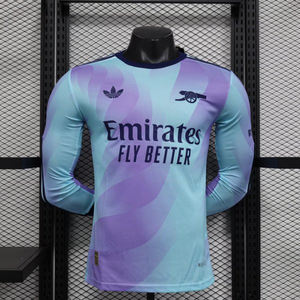 Arsenal Third Long Sleeve Player 1:1 Quality Soccer Jersey 24/25