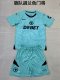 24/25 Wolves Goalkeeper Blue Kids Kits 1:1 Quality Soccer Jersey