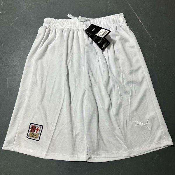 AC Milan 125th Anniversary White 1:1 Quality Shorts 25/26
