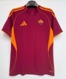Roma Home Fans 1:1 Quality Soccer Jersey 25/26