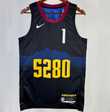 Nuggets PORTER JR. #1 Black City Edition 1:1 Quality NBA Jersey 23/24