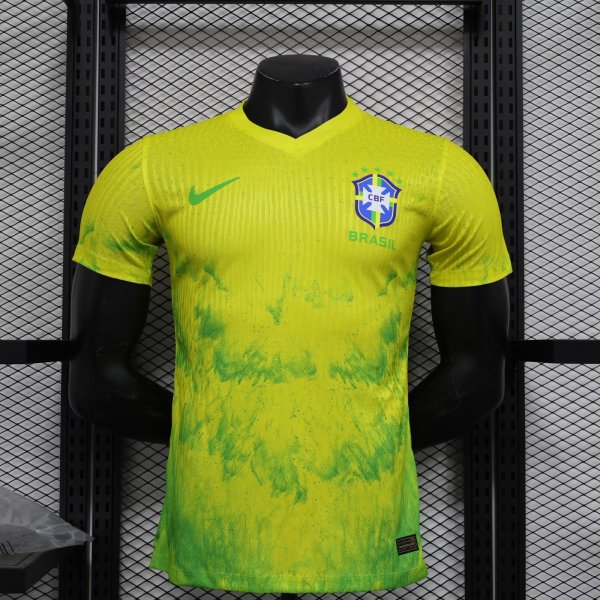 Brazil Special Edition Yellow Player 1:1 Quality Soccer Jersey 24/25