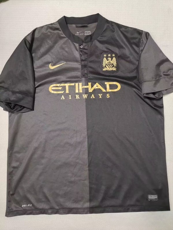 Manchester City Away Fans 1:1 Quality Retro Soccer Jersey 2013/2014