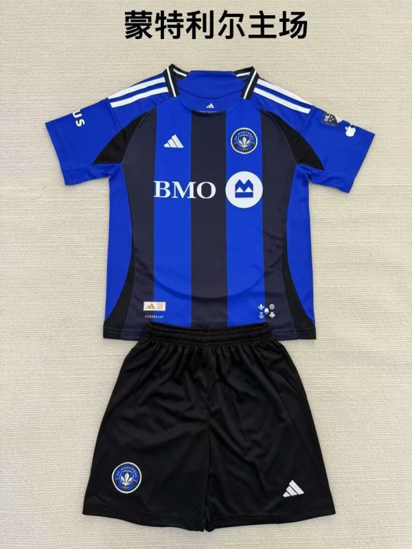 CF Montréal Home Kids 1:1 Quality Soccer Jersey 25/26