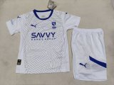 24/25  Al Hilal SFC  Away Kids 1:1 Quality Soccer Jersey