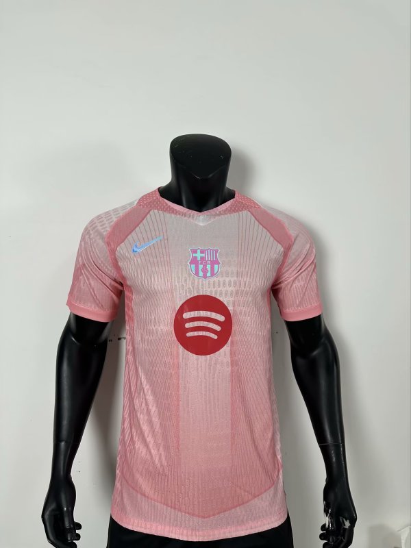 Barcelona Design Pink PLayer 1:1 Quality Soccer Jersey 25/26